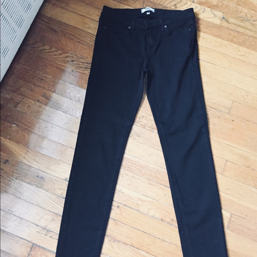 Paige slim cut black jeans